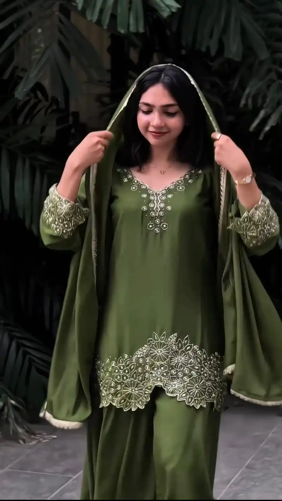 VLM 281 Mahendi in Chinon Silk Embroidery Work & Lace Work Salwar Suit . Special Price ₹1899. Delivery 4-6 Working Days. Shop now. | Jump Suits, Salwar suit, Designer Suits, Casual Suits, Creative suits, Palazzo Suits, Party Wear Suits, Patiala Suits, Straight Suits