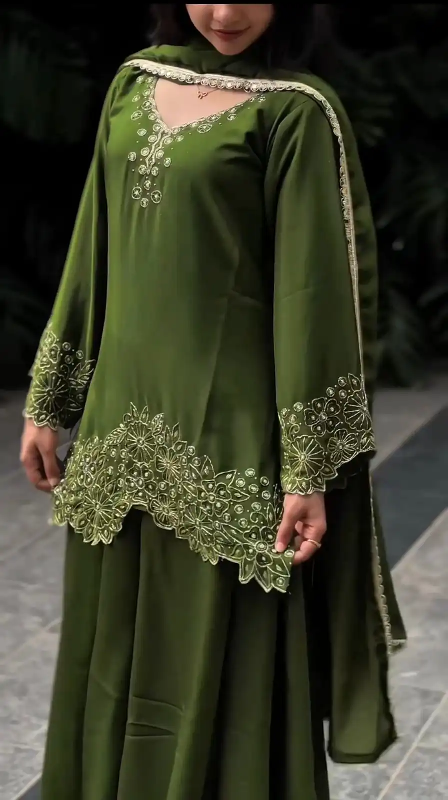 VLM 281 Mahendi in Chinon Silk Embroidery Work & Lace Work Salwar Suit . Special Price ₹1899. Delivery 4-6 Working Days. Shop now. | Jump Suits, Salwar suit, Designer Suits, Casual Suits, Creative suits, Palazzo Suits, Party Wear Suits, Patiala Suits, Straight Suits