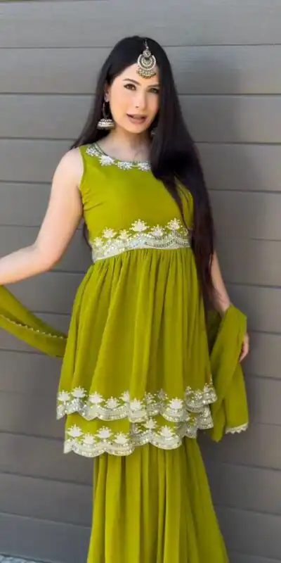 RTC 5860 Mahendi Color Faux Georgette Salwar with Lace Work. Affordable Price ₹1999. Delivery 4-6 Working Days. Shop now. | Designer Suits, Jump Suits, Tops & Bottoms, Track Suits, Trendy Wear, Salwar suit, Casual Suits, Creative suits, Palazzo Suits, Party Wear Suits, Patiala Suits, Straight Suits