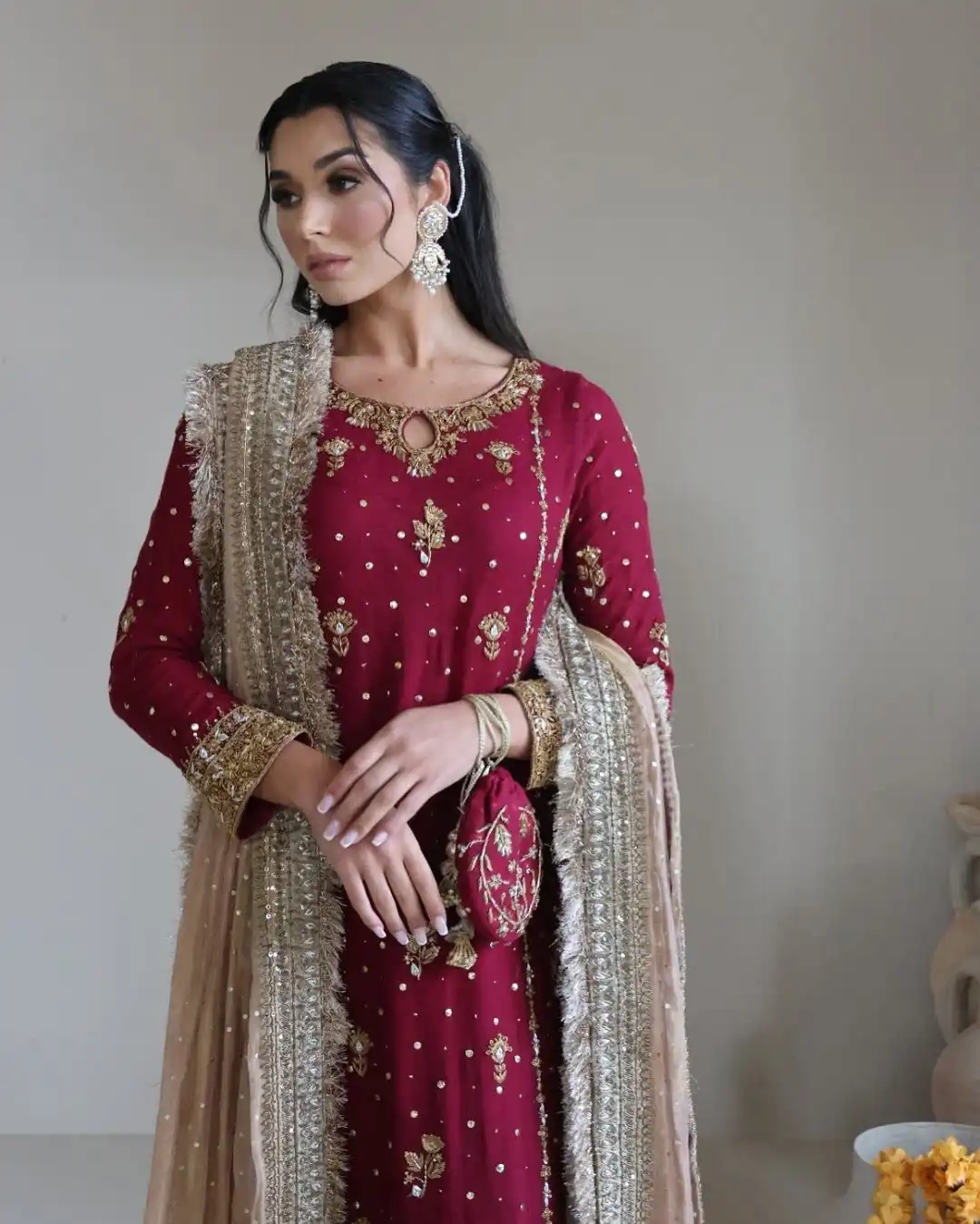 SR 1665 Maroon Color Faux Georgette Salwar Suit with Embroidery Work. Best Price ₹2049. Delivery 4-6 Working Days. Shop now. | Jump Suits, Salwar suit, Designer Suits, Casual Suits, Creative suits, Palazzo Suits, Party Wear Suits, Patiala Suits, Straight Suits