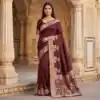 MB 25 GAJRAJ Maroon in Pure Banarasi Silk Zari Work & Lace Work Saree . Introductory Price ₹1899. Delivery 4-6 Working Days. Shop now. | Sarees, Bollywood Sarees, Creative Sarees, Designer Sarees, Embroidered Sarees, Ethnic Saree, Modern Digital sarees, Party Wear Sarees
