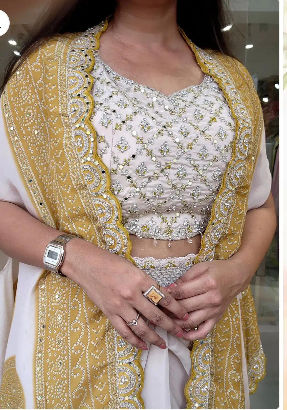 BB 53 Mustered Crap Silk Dhoti Suit. Perfect for Wedding, Party, Anniversary, Holi, Temple Visit – Available at ₹2599 only. Delivery 4-6 Working Days. | Jump Suits, Salwar suit, Designer Suits, Casual Suits, Creative suits, Palazzo Suits, Party Wear Suits, Patiala Suits, Straight Suits