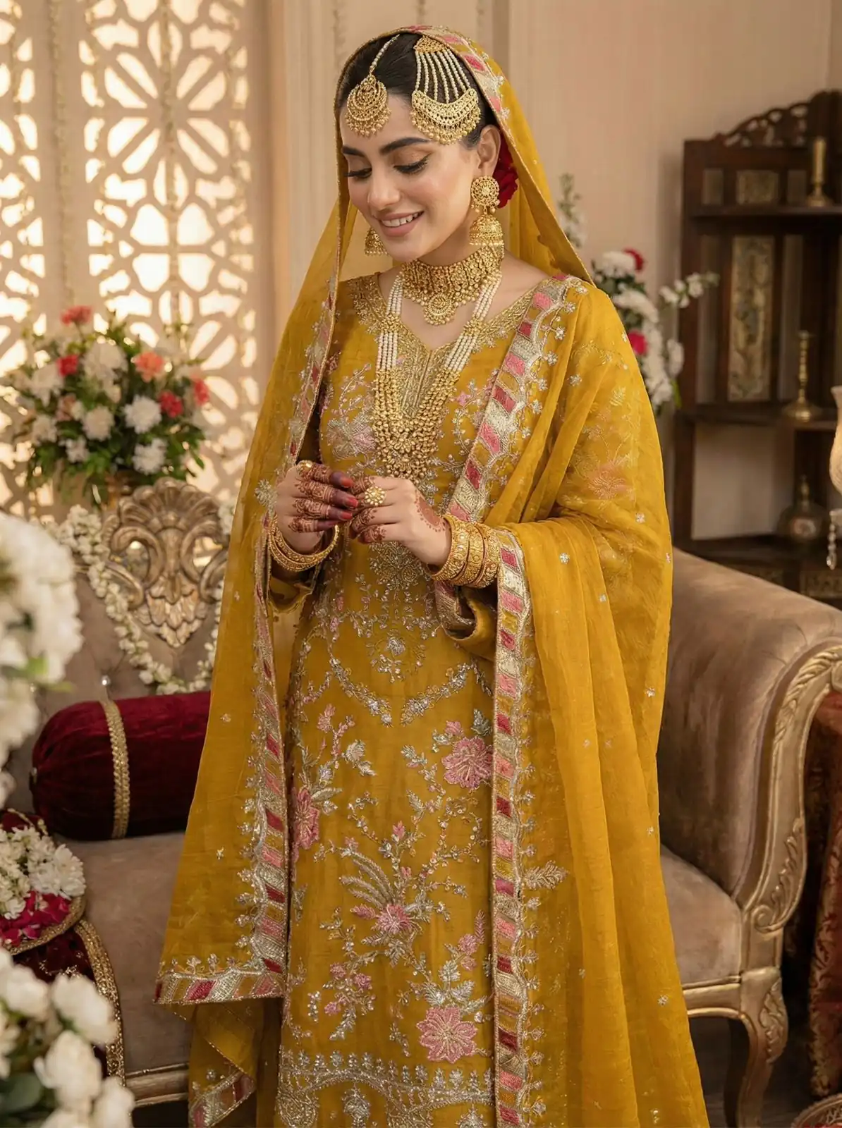 SRK 5321 Mustered Crunchy Silk Salwar Suit Perfect for Wedding, Party, Eid, Sangeet, Cultural Events – . Exclusive Offer ₹2499. Delivery 4-6 Working Days. | Jump Suits, Salwar suit, Designer Suits, Casual Suits, Creative suits, Palazzo Suits, Party Wear Suits, Patiala Suits, Straight Suits