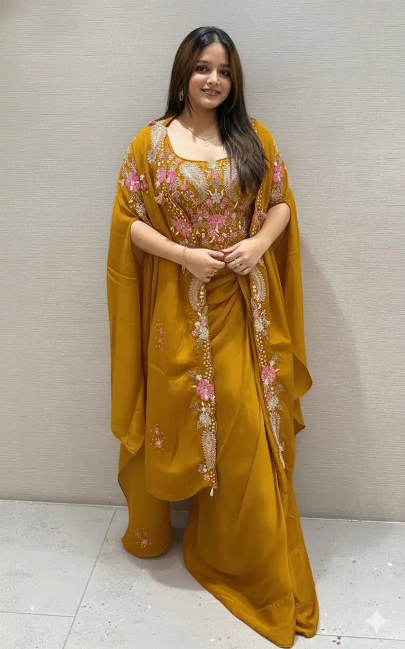 BE 425 Mustered Color Rangoli Silk Dhoti Suit with Embroidery Work. Best Price ₹1999. Delivery 4-6 Working Days. Shop now. | Jump Suits, Salwar suit, Designer Suits, Casual Suits, Creative suits, Palazzo Suits, Party Wear Suits, Patiala Suits, Straight Suits