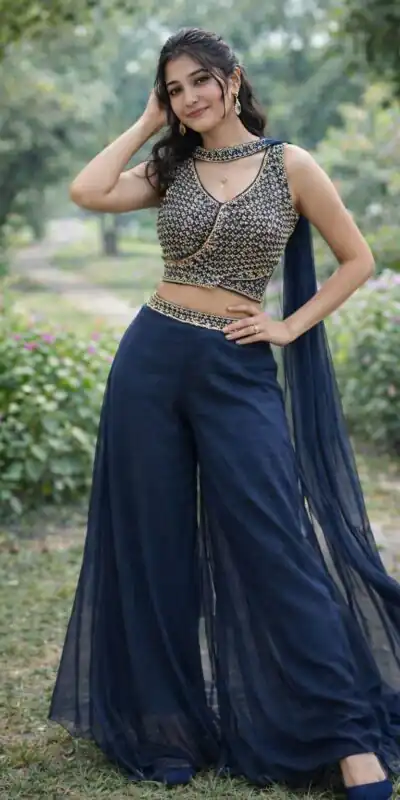 BB 46 Navy Blue Banglory Silk Salwar Suit with Sequins Work & Embroidery Work. Introductory Price ₹1899. Delivery 4-6 Working Days. Shop now. | Jump Suits, Salwar suit, Designer Suits, Casual Suits, Creative suits, Palazzo Suits, Party Wear Suits, Patiala Suits, Straight Suits