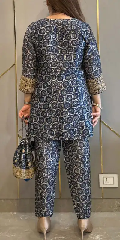ST 1124 Navy Blue in Mul Cotton Lace Work & Embroidery Work Salwar Suit . Special Price ₹1849. Delivery 4-6 Working Days. Shop now. | Jump Suits, Salwar suit, Designer Suits, Casual Suits, Creative suits, Palazzo Suits, Party Wear Suits, Patiala Suits, Straight Suits