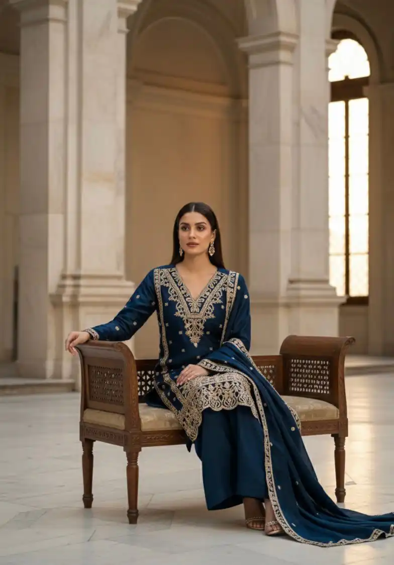 BE 444 Navy Blue Color Organza Silk Salwar Suit with Embroidery Work. Special Price ₹2099. Delivery 4-6 Working Days. Shop now. | Jump Suits, Salwar suit, Designer Suits, Casual Suits, Creative suits, Palazzo Suits, Party Wear Suits, Patiala Suits, Straight Suits