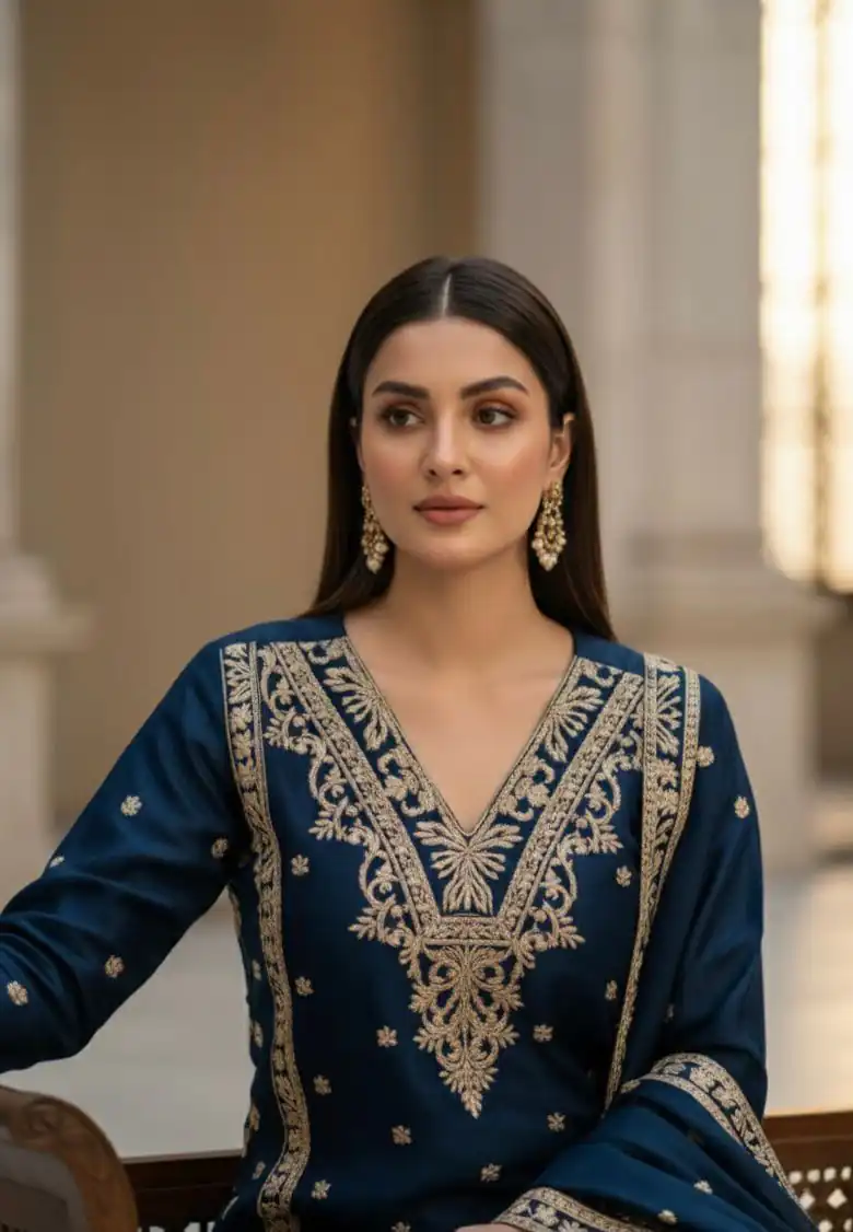 BE 444 Navy Blue Color Organza Silk Salwar Suit with Embroidery Work. Special Price ₹2099. Delivery 4-6 Working Days. Shop now. | Jump Suits, Salwar suit, Designer Suits, Casual Suits, Creative suits, Palazzo Suits, Party Wear Suits, Patiala Suits, Straight Suits