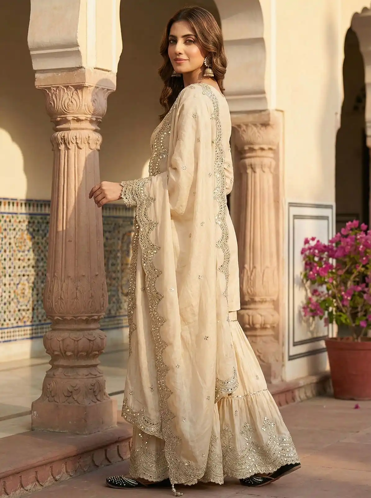 MF 459 Off White Chinon Silk Sequence Work Salwar Suit. Online Affordable Price ₹2549. Delivery 4-6 Working Days. Shop now. | Jump Suits, Salwar suit, Designer Suits, Casual Suits, Creative suits, Palazzo Suits, Party Wear Suits, Patiala Suits, Straight Suits