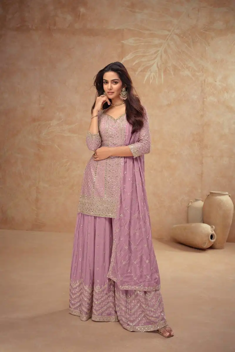 FC 7518 Onion Chinon Salwar Suit Perfect for Wedding, Party, Diwali, Durga Puja, Temple Visit – . Festive Deal ₹3099. Delivery 4-6 Working Days. | Designer Suits, Jump Suits, Tops & Bottoms, Track Suits, Trendy Wear, Salwar suit, Casual Suits, Creative suits, Palazzo Suits, Party Wear Suits, Patiala Suits, Straight Suits