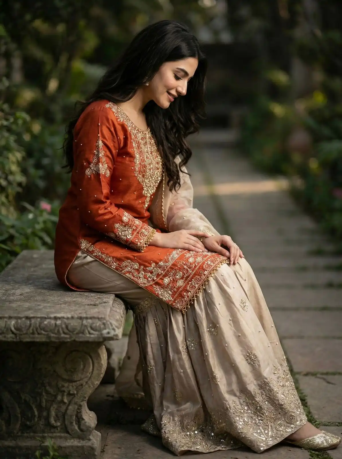 SR 1694 Orange Organza Silk Salwar Suit with Embroidery Work & Lace Work. Exclusive Offer ₹1999. Delivery 4-6 Working Days. Shop now. | Jump Suits, Salwar suit, Designer Suits, Casual Suits, Creative suits, Palazzo Suits, Party Wear Suits, Patiala Suits, Straight Suits