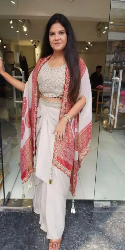 BB 53 Peach Crap Silk Dhoti Suit. Perfect for Wedding, Party, Anniversary, Holi, Temple Visit – Available at ₹2599 only. Delivery 4-6 Working Days. | Jump Suits, Salwar suit, Designer Suits, Casual Suits, Creative suits, Palazzo Suits, Party Wear Suits, Patiala Suits, Straight Suits