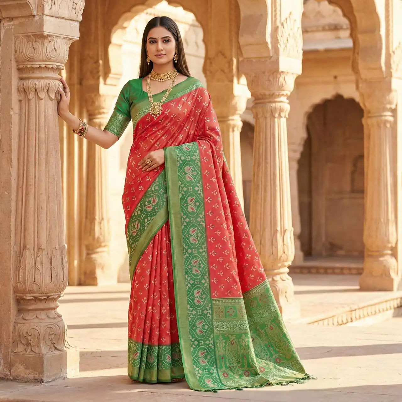 MB 6135 Peach Color Pochampalli Silk Zari Woven Work Saree t. Grab it for ₹2049. Delivery 4-6 Working Days .Online Shop now. | Sarees, Bollywood Sarees, Creative Sarees, Designer Sarees, Embroidered Sarees, Ethnic Saree, Modern Digital sarees, Party Wear Sarees