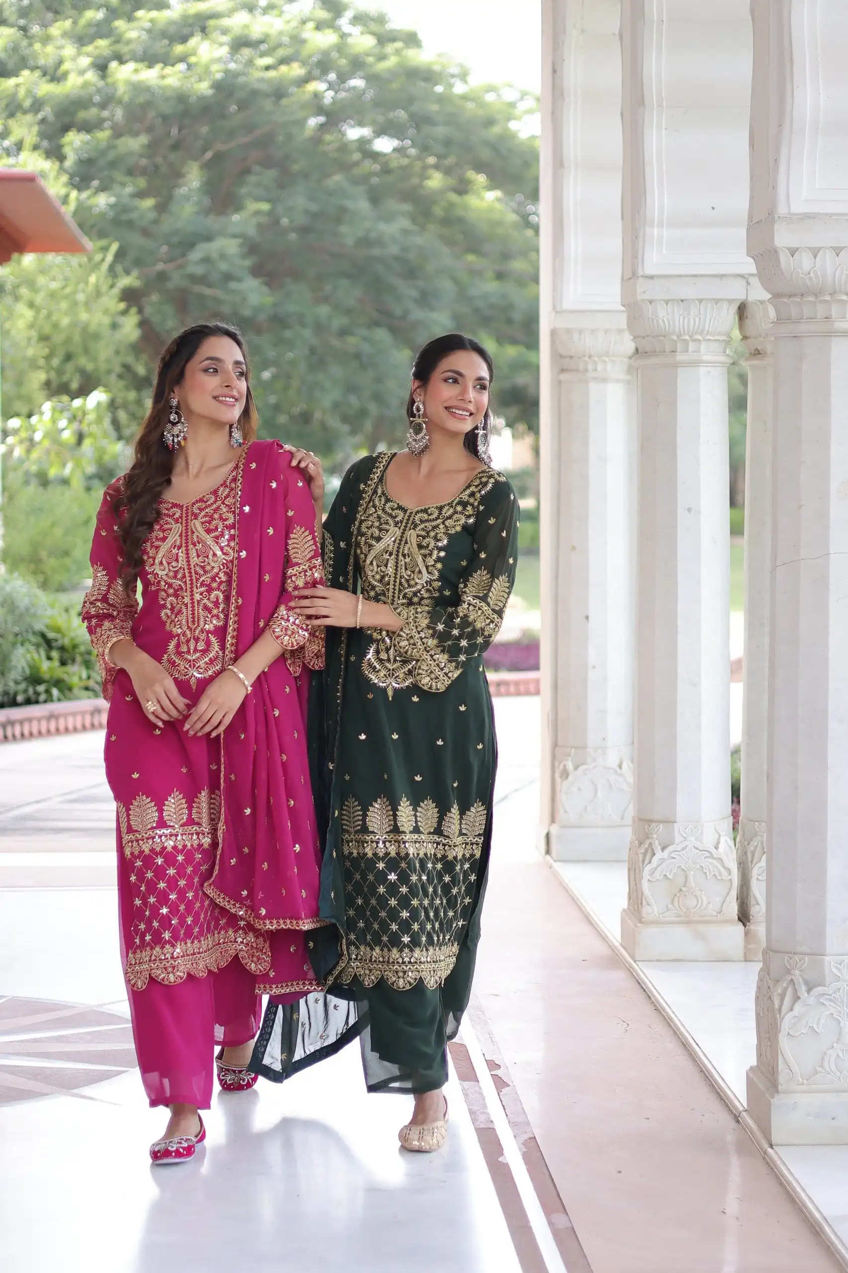 KA 1219 Pink Faux Blooming Salwar SuitPerfect for Wedding, Party, Pongal, Baisakhi, Housewarming – . Now at just ₹2149. Delivery 4-6 Working Days. | Jump Suits, Salwar suit, Designer Suits, Casual Suits, Creative suits, Palazzo Suits, Party Wear Suits, Patiala Suits, Straight Suits