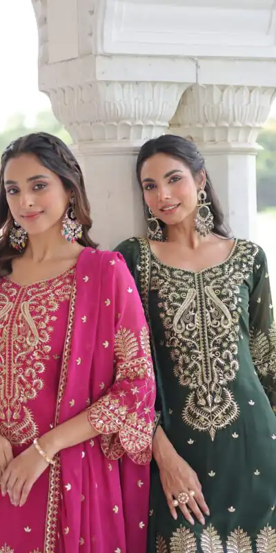 KA 1219 Pink Faux Blooming Salwar SuitPerfect for Wedding, Party, Pongal, Baisakhi, Housewarming – . Now at just ₹2149. Delivery 4-6 Working Days. | Jump Suits, Salwar suit, Designer Suits, Casual Suits, Creative suits, Palazzo Suits, Party Wear Suits, Patiala Suits, Straight Suits