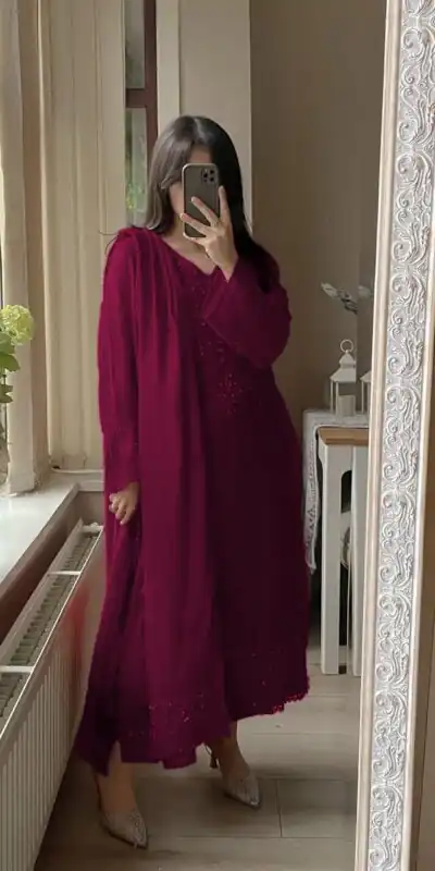LG 2002 Pink Georgette With Embroidery Work Salwar Suit . Wedding, Party, Festive, Events, Affordable Price ₹1999. Delivery 4-6 Working Days. Shop now. | Jump Suits, Tops & Bottoms, Track Suits, Trendy Wear, Salwar suit, Designer Suits, Casual Suits, Creative suits, Palazzo Suits, Party Wear Suits, Patiala Suits, Straight Suits