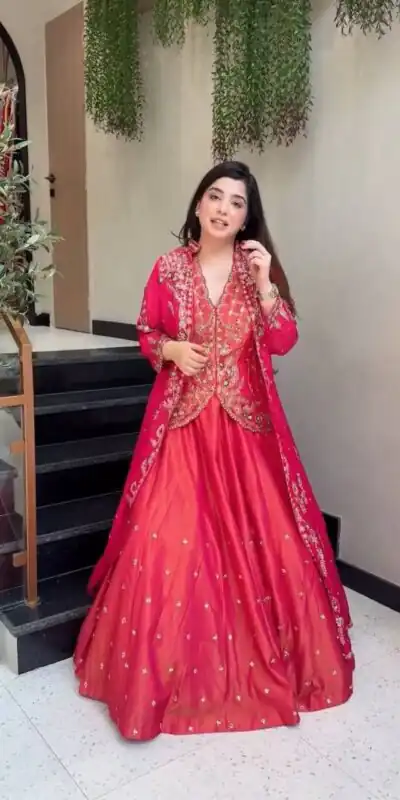 PC 554 Pink Color Simar Lehenga Choli with Embroidery Work. Online Exclusive Offer ₹3149. Delivery 4-6 Working Days. Shop now. | Lehenga, Bollywood Lehenga, Creative Lehenga, Designer Lehenga, Embroidered Lehenga, Party Wear Lehenga