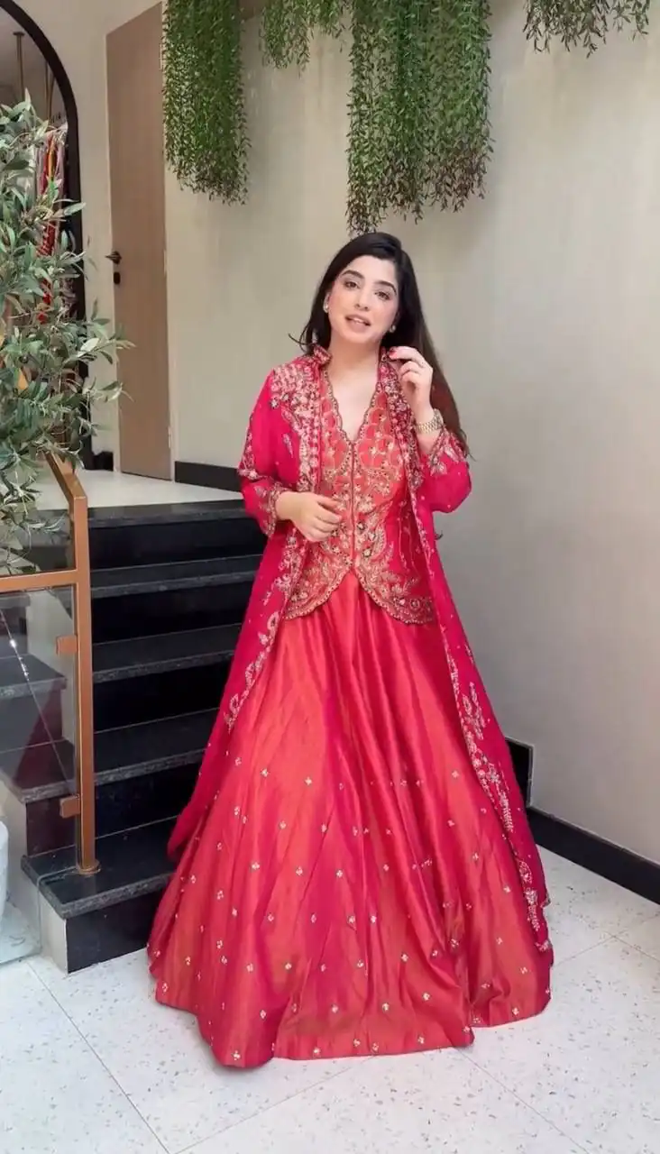 PC 554 Pink Color Simar Lehenga Choli with Embroidery Work. Online Exclusive Offer ₹3149. Delivery 4-6 Working Days. Shop now. | Lehenga, Bollywood Lehenga, Creative Lehenga, Designer Lehenga, Embroidered Lehenga, Party Wear Lehenga