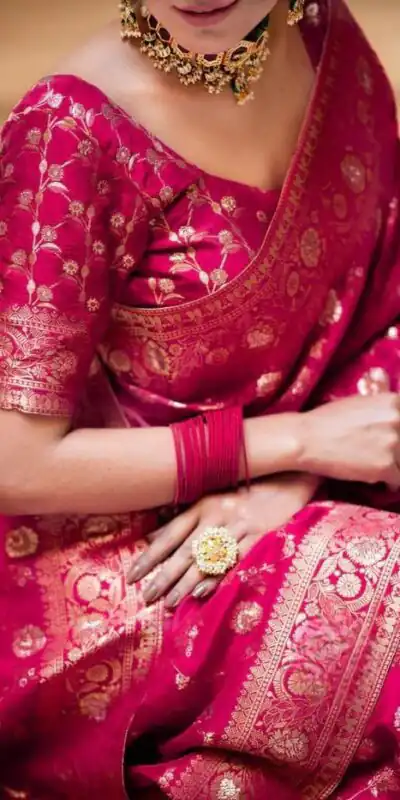 KPR 208 Pink in Color Soft Lichi Silk Designer Work Saree . Available at ₹1399 only. Delivery 4-6 Working Days. Shop now. | Sarees, Bollywood Sarees, Creative Sarees, Designer Sarees, Embroidered Sarees, Ethnic Saree, Modern Digital sarees, Party Wear Sarees