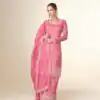 FC ISHITAA Pink Color in Tissue Crush Embroidery Work Salwar Suit . Festive Deal ₹3299. Delivery 4-6 Working Days. Shop now. | Designer Suits, Jump Suits, Tops & Bottoms, Track Suits, Trendy Wear, Salwar suit, Casual Suits, Creative suits, Palazzo Suits, Party Wear Suits, Patiala Suits, Straight Suits