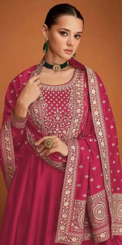 FC 9577 Pink Color Vichitra Salwar Suit with Embroidery Work. Available at ₹2649 only. Delivery 4-6 Working Days. Shop now. | Designer Suits, Jump Suits, Salwar suit, Casual Suits, Creative suits, Palazzo Suits, Party Wear Suits, Patiala Suits, Straight Suits