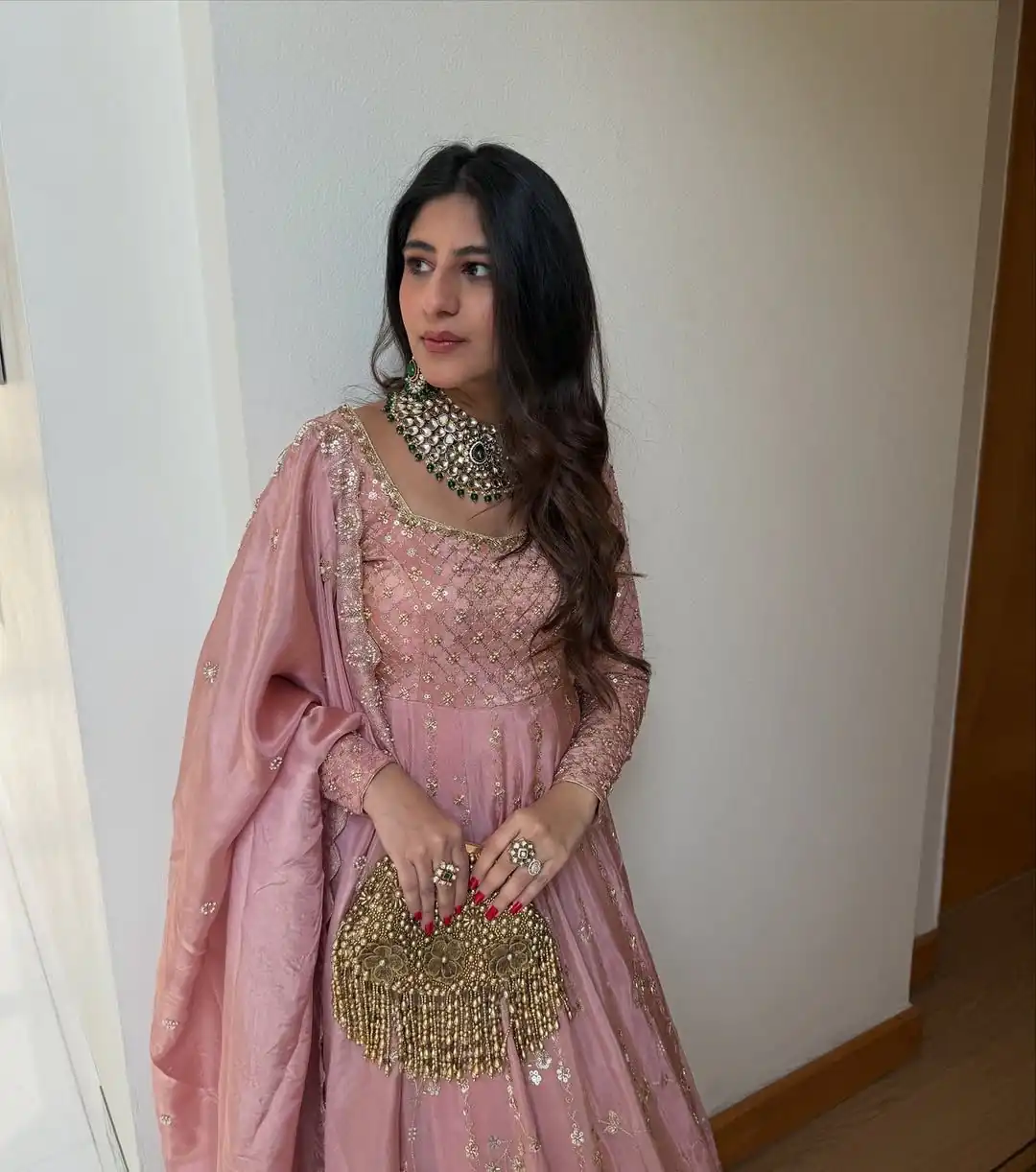 SR 1703 Pink Zimmy Silk Lehenga Choli with Embroidery Work. Introductory Price ₹2549. Delivery 4-6 Working Days. Shop now. | Lehenga, Bollywood Lehenga, Creative Lehenga, Designer Lehenga, Embroidered Lehenga, Party Wear Lehenga