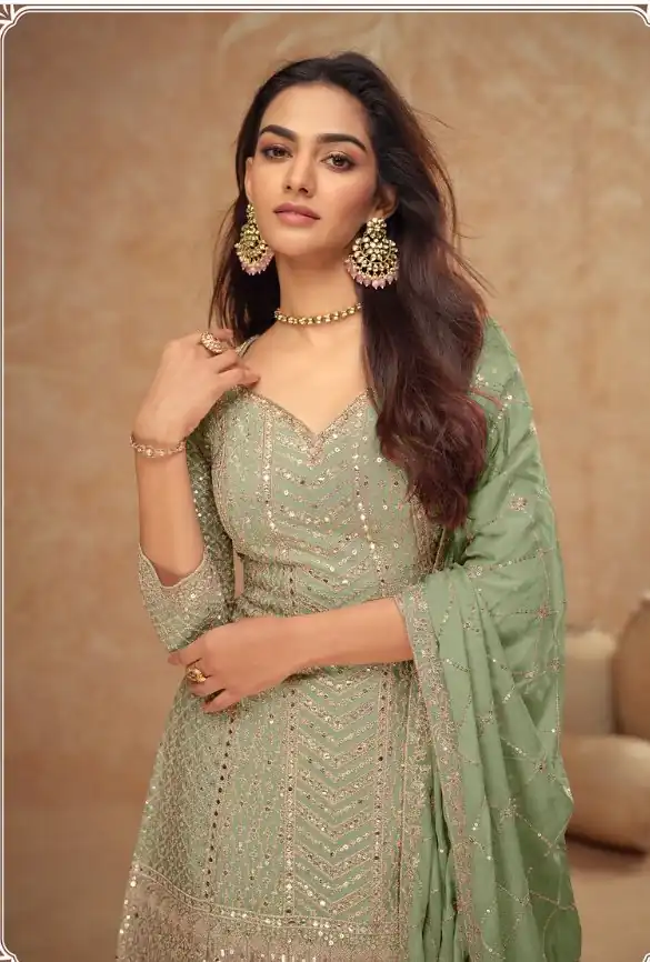 FC 7518 Pista Chinon Salwar Suit Perfect for Wedding, Party, Diwali, Durga Puja, Temple Visit – . Festive Deal ₹3099. Delivery 4-6 Working Days. | Designer Suits, Jump Suits, Tops & Bottoms, Track Suits, Trendy Wear, Salwar suit, Casual Suits, Creative suits, Palazzo Suits, Party Wear Suits, Patiala Suits, Straight Suits