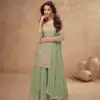 FC 7518 Pista Chinon Salwar Suit Perfect for Wedding, Party, Diwali, Durga Puja, Temple Visit – . Festive Deal ₹3099. Delivery 4-6 Working Days. | Designer Suits, Jump Suits, Tops & Bottoms, Track Suits, Trendy Wear, Salwar suit, Casual Suits, Creative suits, Palazzo Suits, Party Wear Suits, Patiala Suits, Straight Suits