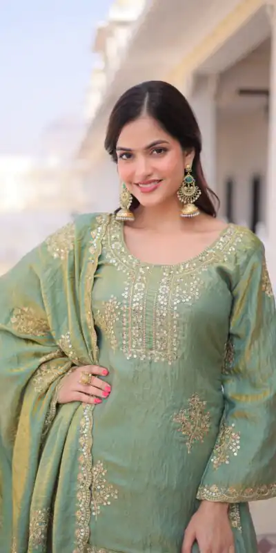 KA 1229 Pista Fendi Crush Salwar Suit Perfect for Wedding, Party, Onam, Temple Visit, Traditional Day – . Best Price ₹2399. Delivery 4-6 Working Days. | Jump Suits, Salwar suit, Designer Suits, Casual Suits, Creative suits, Palazzo Suits, Party Wear Suits, Patiala Suits, Straight Suits