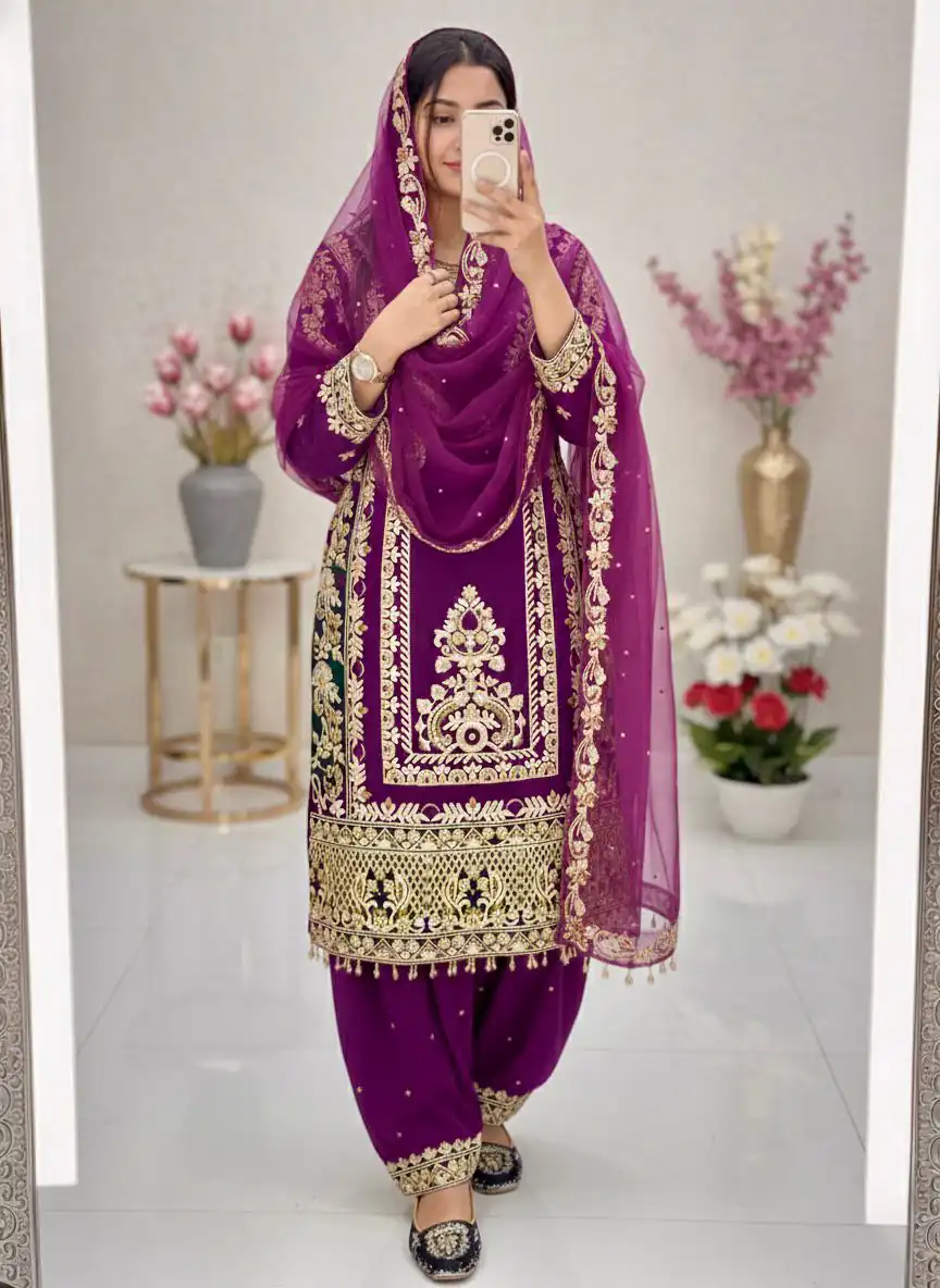 KF 1716 Purple in Color Faux Georgette Embroidery Work Salwar Suit . Exclusive Offer ₹2099. Delivery 4-6 Working Days. Shop now. | Jump Suits, Tops & Bottoms, Track Suits, Trendy Wear, Salwar suit, Designer Suits, Casual Suits, Creative suits, Palazzo Suits, Party Wear Suits, Patiala Suits, Straight Suits