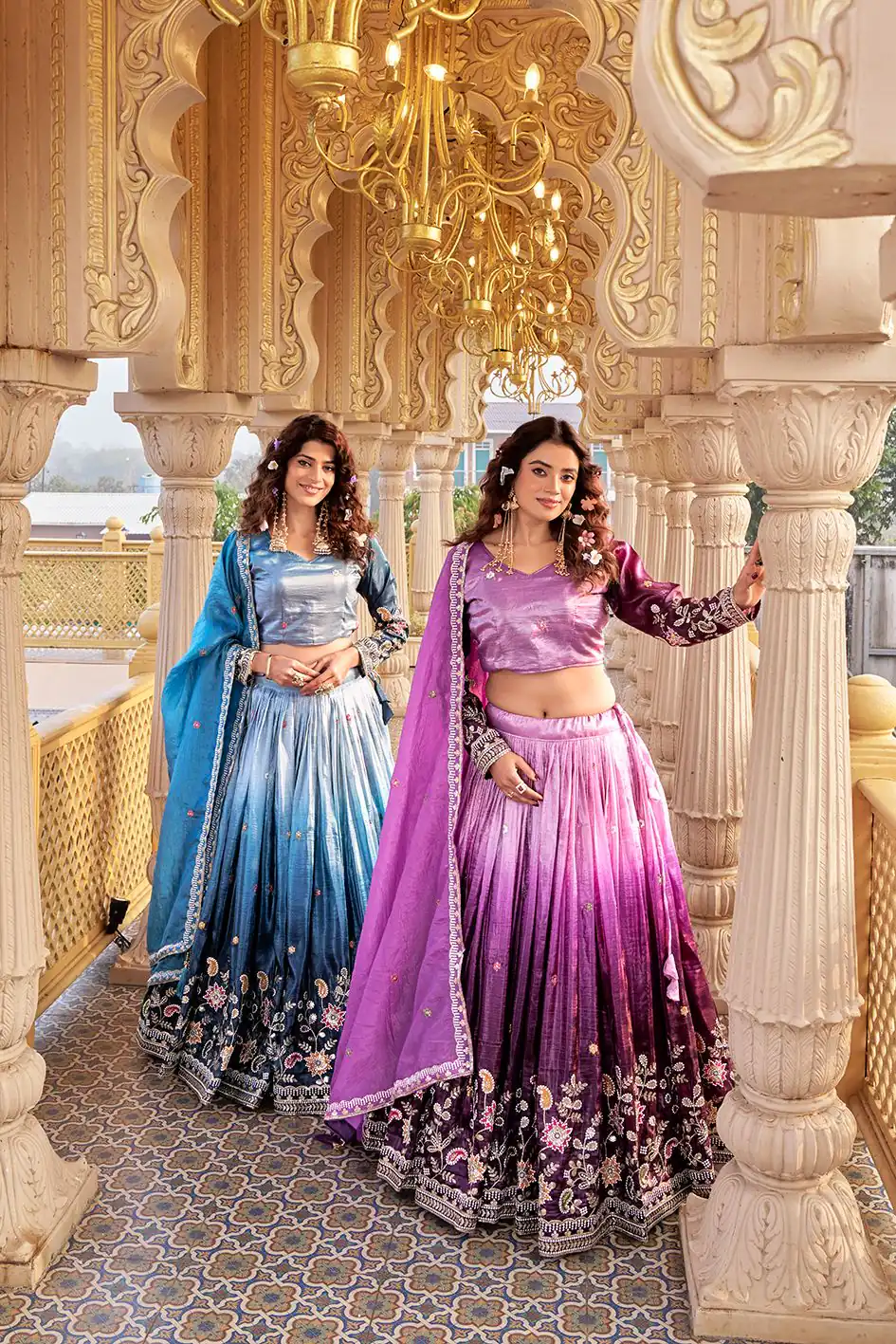 Ram 159 Purple Gold Crush Lehenga Choli Perfect for Wedding, Party, Ethnic Day, Karwa Chauth, Sangeet – . Special Price ₹2649. Delivery 4-6 Working Days. | Lehenga, Bollywood Lehenga, Creative Lehenga, Designer Lehenga, Embroidered Lehenga, Party Wear Lehenga