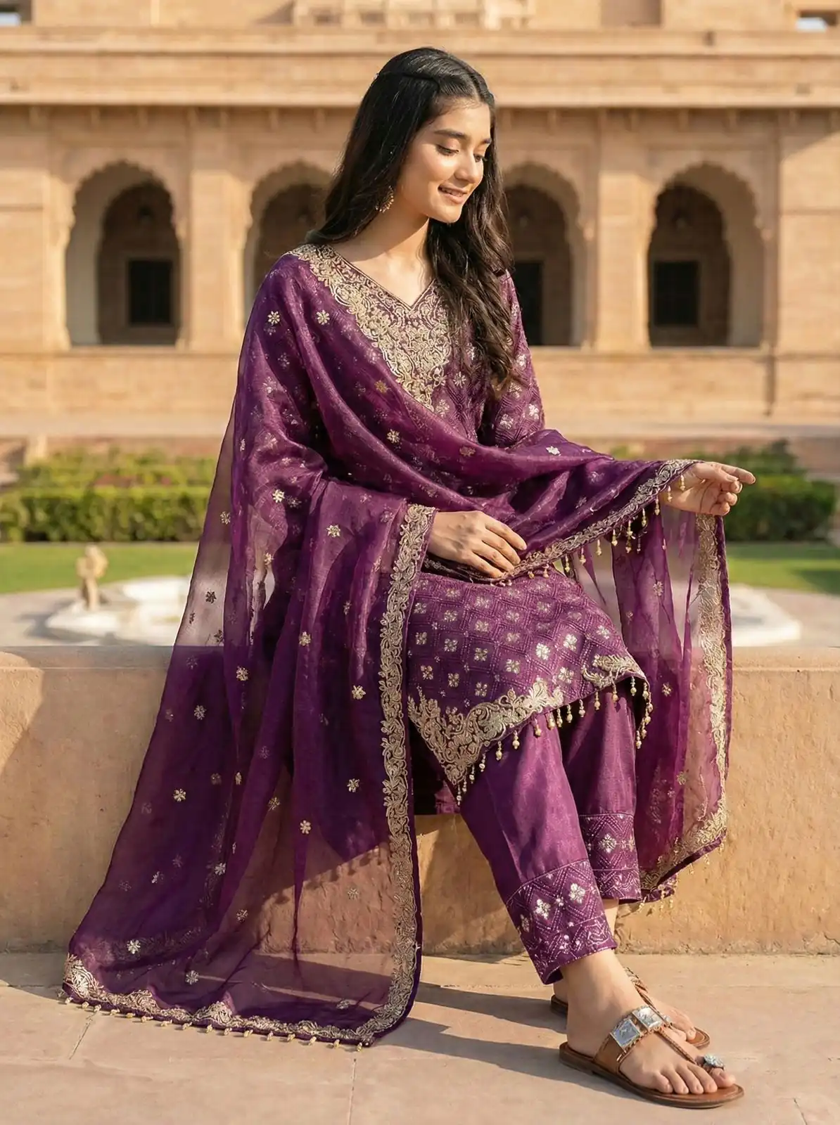 ZSR 3158 Purple in Organza Silk Lace Work & Embroidery Work Salwar Suit . Get it for ₹2399. Delivery 4-6 Working Days. Shop now. | Jump Suits, Salwar suit, Designer Suits, Casual Suits, Creative suits, Palazzo Suits, Party Wear Suits, Patiala Suits, Straight Suits