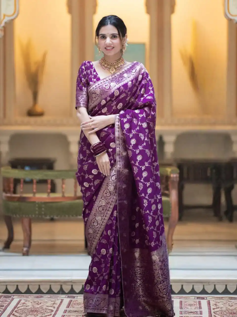 KPR 208 Purple in Color Soft Lichi Silk Designer Work Saree . Available at ₹1399 only. Delivery 4-6 Working Days. Shop now. | Sarees, Bollywood Sarees, Creative Sarees, Designer Sarees, Embroidered Sarees, Ethnic Saree, Modern Digital sarees, Party Wear Sarees