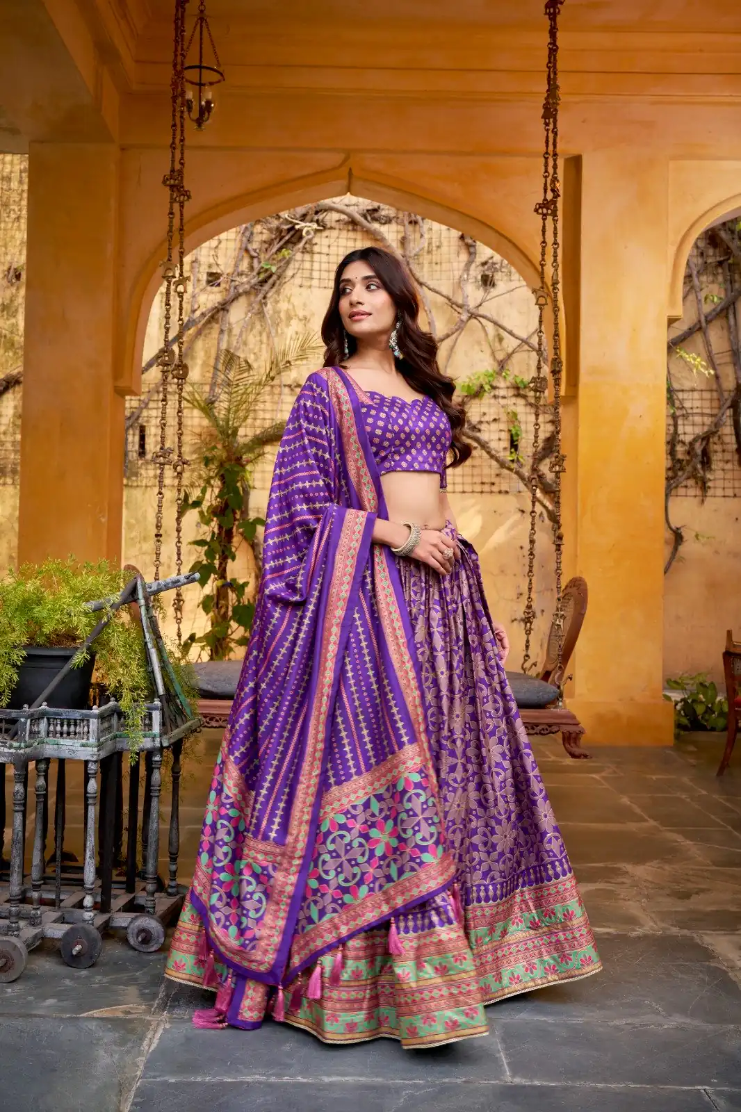 LNB 1201 Purple Tasar Silk Lehenga Choli Perfect for Wedding, Party, Traditional Day, Sangeet, Housewarming – . Introductory Price ₹2499. Delivery 4- | Lehenga, Bollywood Lehenga, Creative Lehenga, Designer Lehenga, Embroidered Lehenga, Party Wear Lehenga