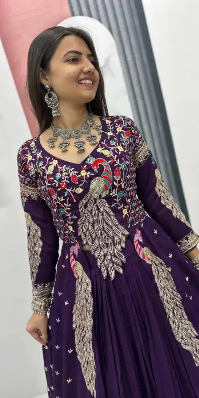 PC 528 Purple Color Vichitra Sequence Work Lehenga Choli Designer Work. Grab it for ₹2649. Delivery 4-6 Working Days. Shop now. | Lehenga, Bollywood Lehenga, Creative Lehenga, Designer Lehenga, Embroidered Lehenga, Party Wear Lehenga