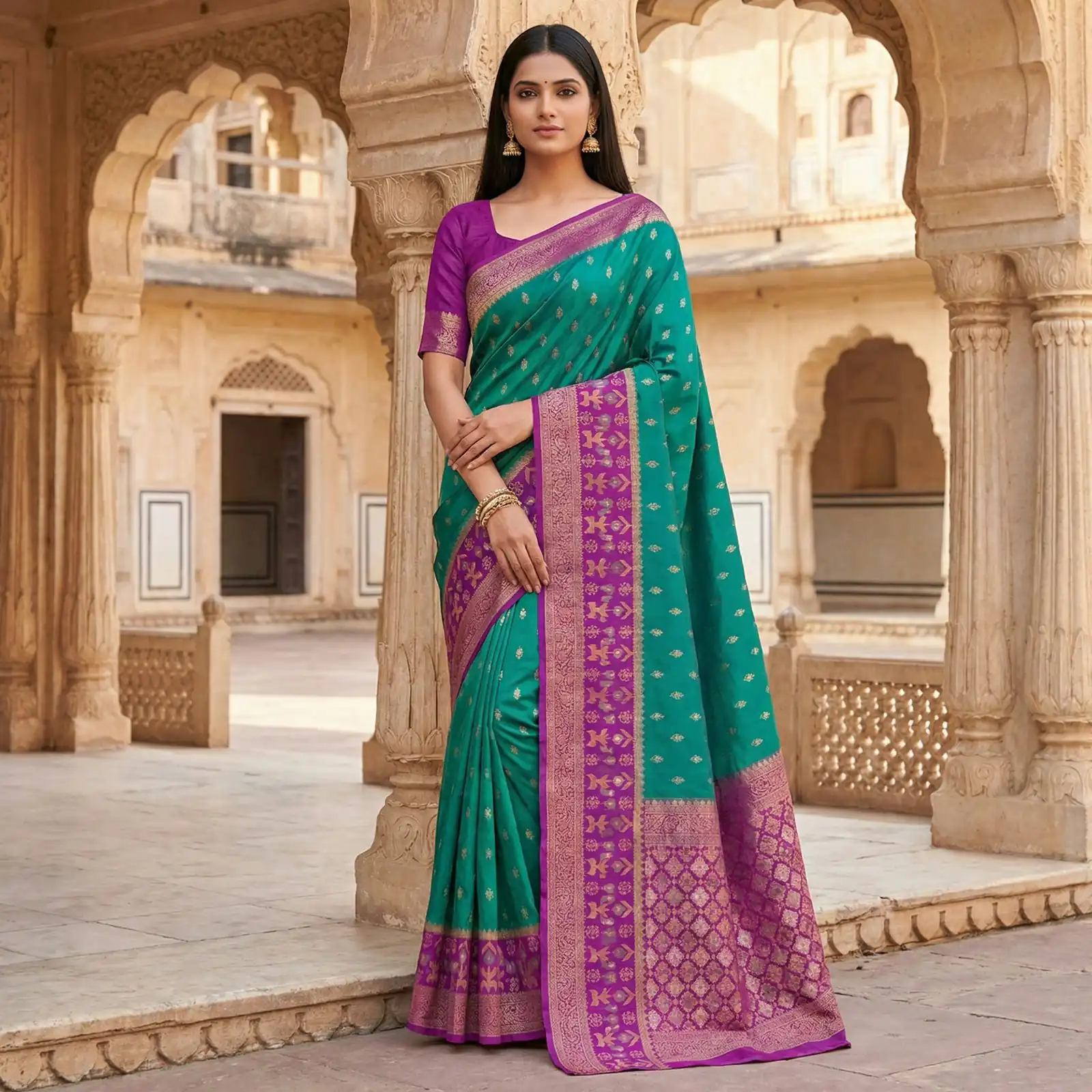 MB 6140 Rama in Color Pochampalli Silk Lace Work & Zari Work Saree . Get it for ₹2049. Delivery 4-6 Working Days. Shop now. | Sarees, Bollywood Sarees, Creative Sarees, Designer Sarees, Embroidered Sarees, Ethnic Saree, Modern Digital sarees, Party Wear Sarees