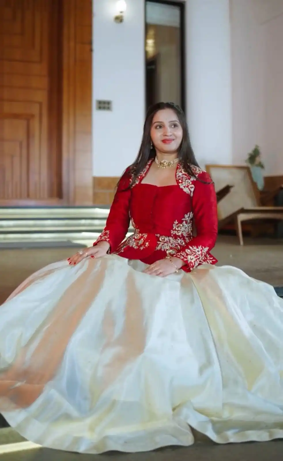 PC 558 Red Chinon Lehenga Choli with Embroidery Work.Wedding, Party, Festive, Events, Best Price ₹2149. Delivery 4-6 Working Days. Shop now. | Lehenga, Bollywood Lehenga, Creative Lehenga, Designer Lehenga, Embroidered Lehenga, Party Wear Lehenga