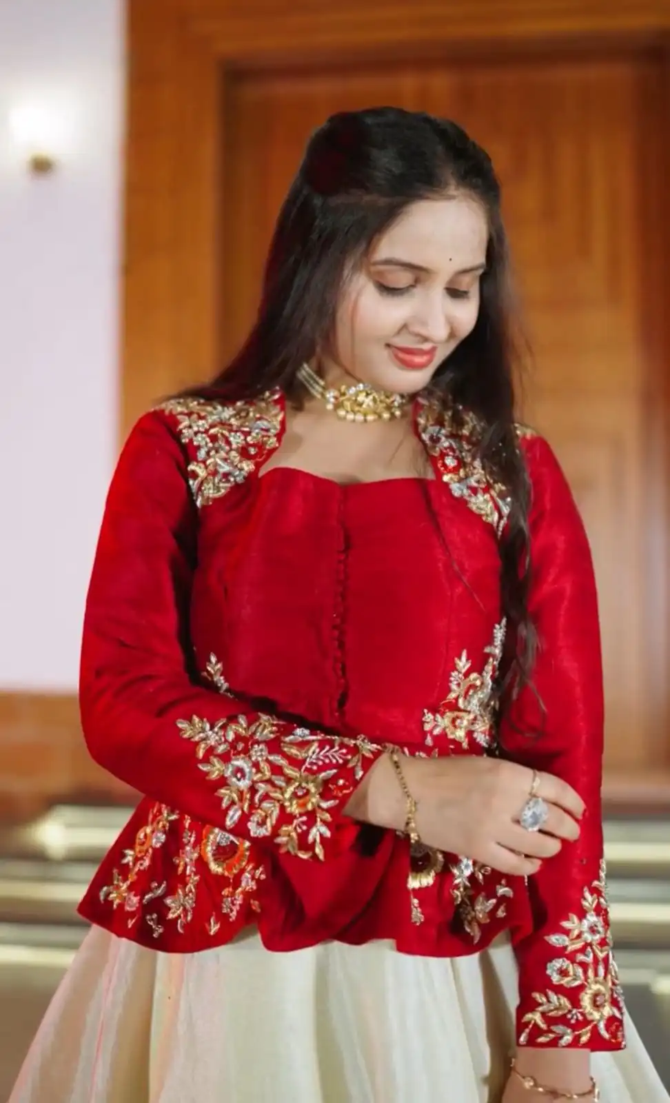 PC 558 Red Chinon Lehenga Choli with Embroidery Work.Wedding, Party, Festive, Events, Best Price ₹2149. Delivery 4-6 Working Days. Shop now. | Lehenga, Bollywood Lehenga, Creative Lehenga, Designer Lehenga, Embroidered Lehenga, Party Wear Lehenga