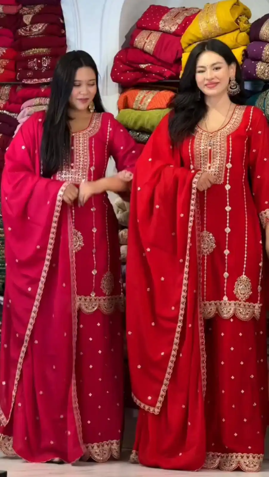 KD 1560 Red Color Faux Georgette Salwar Suit with Thread Embroidery. Special Price ₹2049. Delivery 4-6 Working Days. Shop now. | Designer Suits, Jump Suits, Tops & Bottoms, Track Suits, Trendy Wear, Salwar suit, Casual Suits, Creative suits, Palazzo Suits, Party Wear Suits, Patiala Suits, Straight Suits