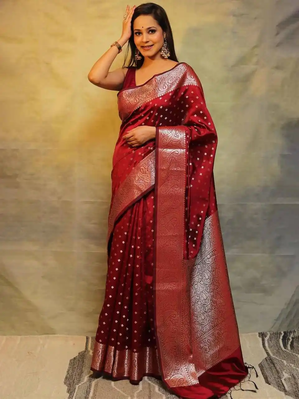 KPR 218 Red in Soft Lichi Silk Lace Border & Lace Work Saree . Exclusive Offer ₹1349. Delivery 4-6 Working Days. Shop now. | Sarees, Bollywood Sarees, Creative Sarees, Designer Sarees, Embroidered Sarees, Ethnic Saree, Modern Digital sarees, Party Wear Sarees