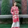 DC 104 Red Natural Crape Salwar Suit Perfect for Wedding, Party, Sangeet, Pongal, Family Gatherings – . Exclusive Offer ₹1499. Delivery 4-6 Working | Jump Suits, Salwar suit, Designer Suits, Casual Suits, Creative suits, Palazzo Suits, Party Wear Suits, Patiala Suits, Straight Suits
