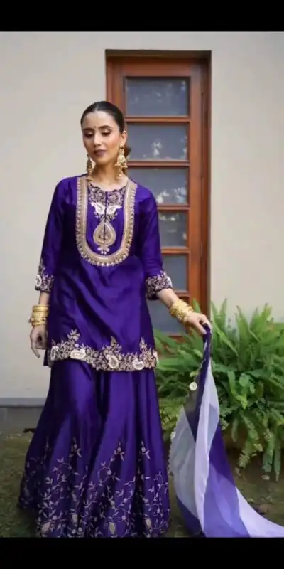 DC 95 Royal Purple Color Chinon Thread Sequence Work Salwar Suit . Wedding, Party, Festive, Best Price ₹1849. Delivery 4-6 Working Days. Shop now. | Jump Suits, Salwar suit, Designer Suits, Casual Suits, Creative suits, Palazzo Suits, Party Wear Suits, Patiala Suits, Straight Suits