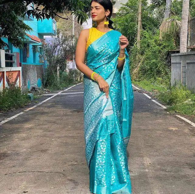 KP 4011 Sky Blue in Soft Lichi Silk Lace Work & Lace Border Saree . Special Price ₹1349. Delivery 4-6 Working Days. Shop now. | Sarees, Bollywood Sarees, Creative Sarees, Designer Sarees, Embroidered Sarees, Ethnic Saree, Modern Digital sarees, Party Wear Sarees