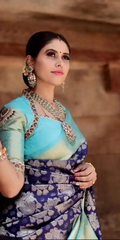 LKP 1071 Sky Blue in Soft Lichi Silk ace Border & Lace Work Saree . Exclusive Offer ₹1449. Delivery 4-6 Working Days. Shop now. | Sarees, Bollywood Sarees, Creative Sarees, Designer Sarees, Embroidered Sarees, Ethnic Saree, Modern Digital sarees, Party Wear Sarees