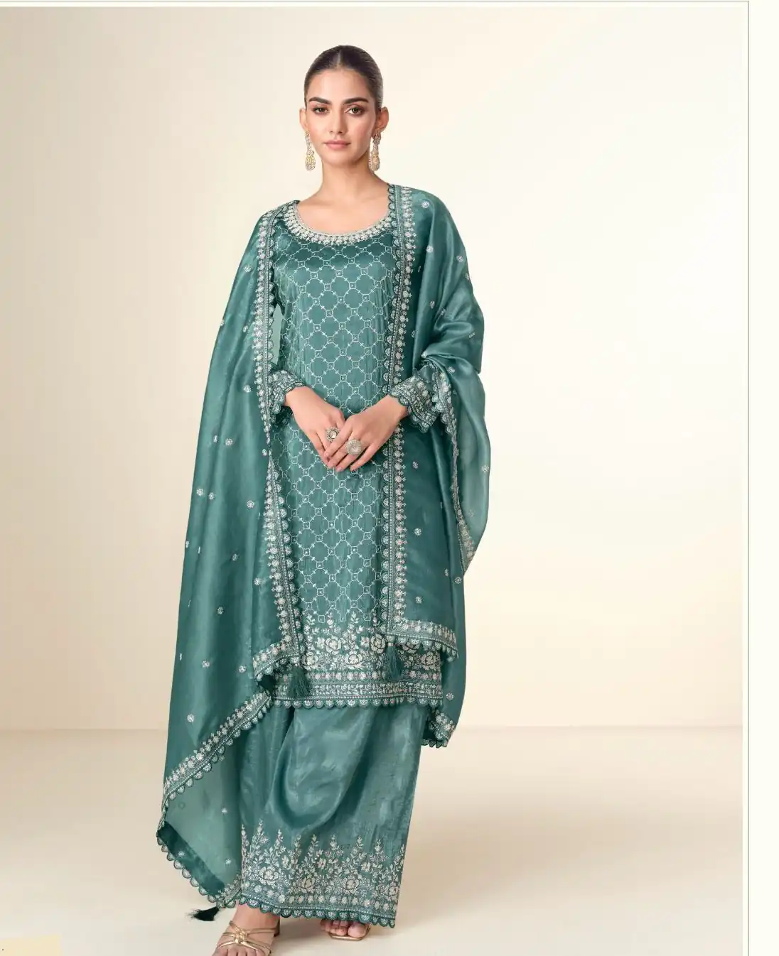 FC ISHITAA Teal Color in Tissue Crush Embroidery Work Salwar Suit . Festive Deal ₹3299. Delivery 4-6 Working Days. Shop now. | Jump Suits, Salwar suit, Designer Suits, Casual Suits, Creative suits, Palazzo Suits, Party Wear Suits, Patiala Suits, Straight Suits