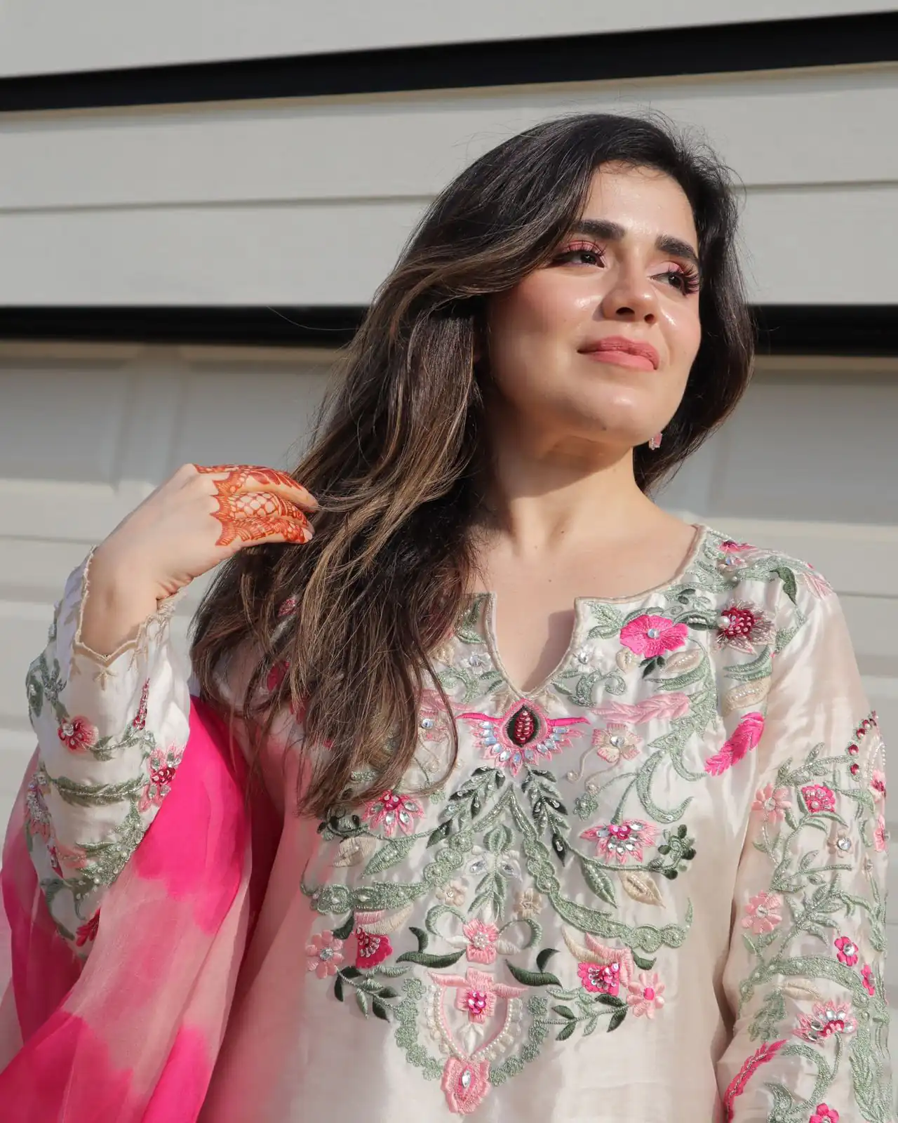 NSR 858 White Crap Silk Salwar Suit with Lace Work & Digital Print. Now at just ₹1899. Delivery 4-6 Working Days. Shop now. | Jump Suits, Salwar suit, Designer Suits, Casual Suits, Creative suits, Palazzo Suits, Party Wear Suits, Patiala Suits, Straight Suits