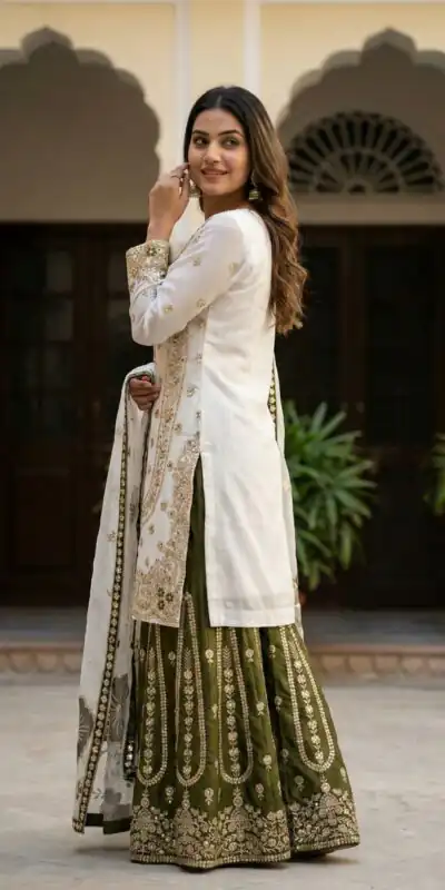 NSR 884 White Organza Silk Salwar Suit with Digital Print & Embroidery Work. Introductory Price ₹2149. Delivery 4-6 Working Days. Shop now. | Jump Suits, Salwar suit, Designer Suits, Casual Suits, Creative suits, Palazzo Suits, Party Wear Suits, Patiala Suits, Straight Suits