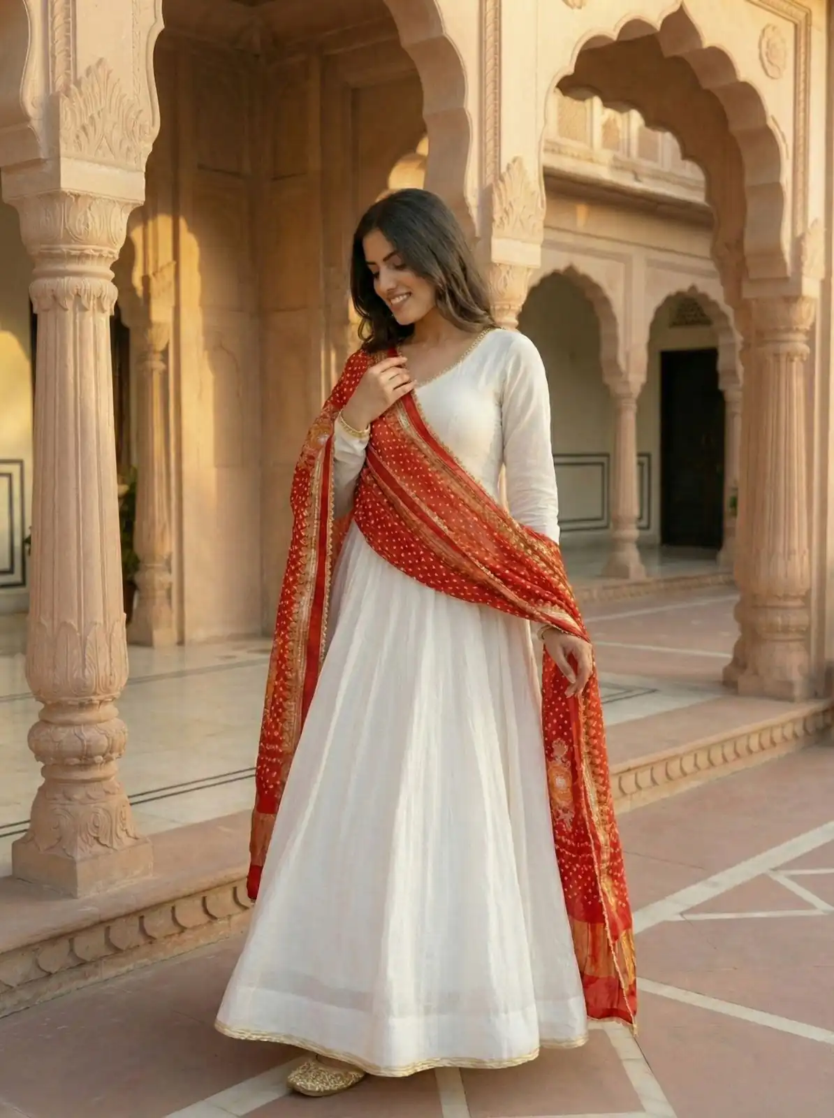 ZSR 3131 White Color Roman Silk Gown with Digital Print & Lace Work. Festive Deal ₹1999. Delivery 4-6 Working Days. Shop now. | Gowns, Bollywood Gowns, Creative Gowns, Designer Gowns, Embroidered Gowns, Party Wear Gowns