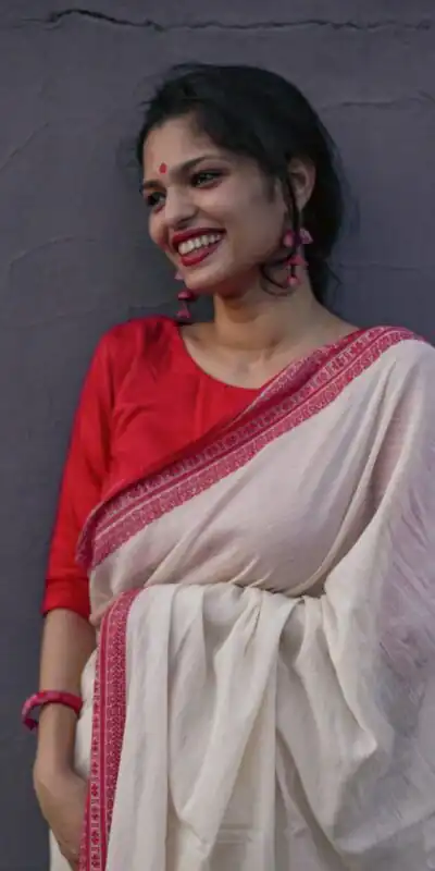 KPR 195 White Soft Lilan Slab Weaving Work Saree with Designer Work. Available at ₹1449 only. Delivery 4-6 Working Days. Shop now. | Sarees, Bollywood Sarees, Creative Sarees, Designer Sarees, Embroidered Sarees, Ethnic Saree, Modern Digital sarees, Party Wear Sarees