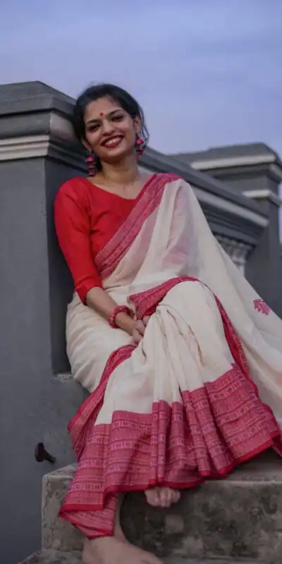 KPR 195 White Soft Lilan Slab Weaving Work Saree with Designer Work. Available at ₹1449 only. Delivery 4-6 Working Days. Shop now. | Sarees, Bollywood Sarees, Creative Sarees, Designer Sarees, Embroidered Sarees, Ethnic Saree, Modern Digital sarees, Party Wear Sarees